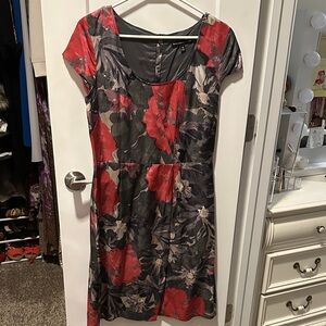 Banana Republic ‘Mad Men’ Floral Midi Dress